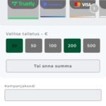 Mr Green kotiutus & talletus